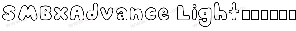 SMBxAdvance Light字体转换